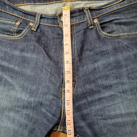 Levi's 505 Straight Regular Fit Jeans 5 Pocket Size 36 x 29 - Picture 6 of 9